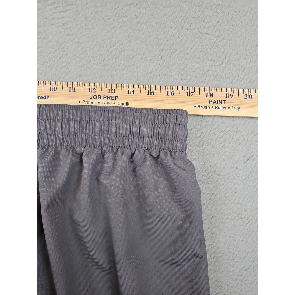 Under Armour Windbreaker Track Pants Men XL Gray Loose 32" Woven Vital Warmup - Picture 8 of 9